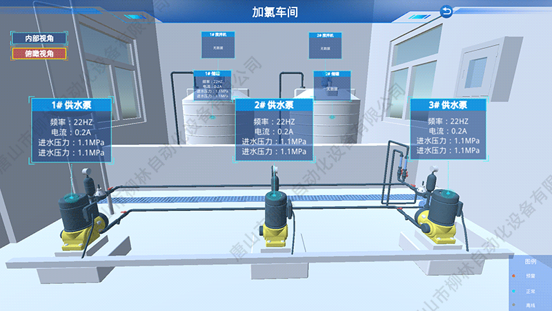 數(shù)字孿生加氯間界面 數(shù)字孿生加氯間界面